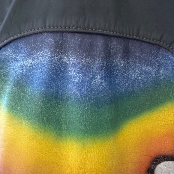 1974 East West Musical instruments custom flame leather jacket - Picture 10 of 16